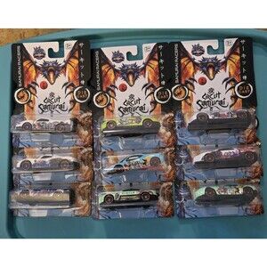 Boley Samurai Racers Circuit Set – 9 Cars Samurai Theme Toy Vehicles